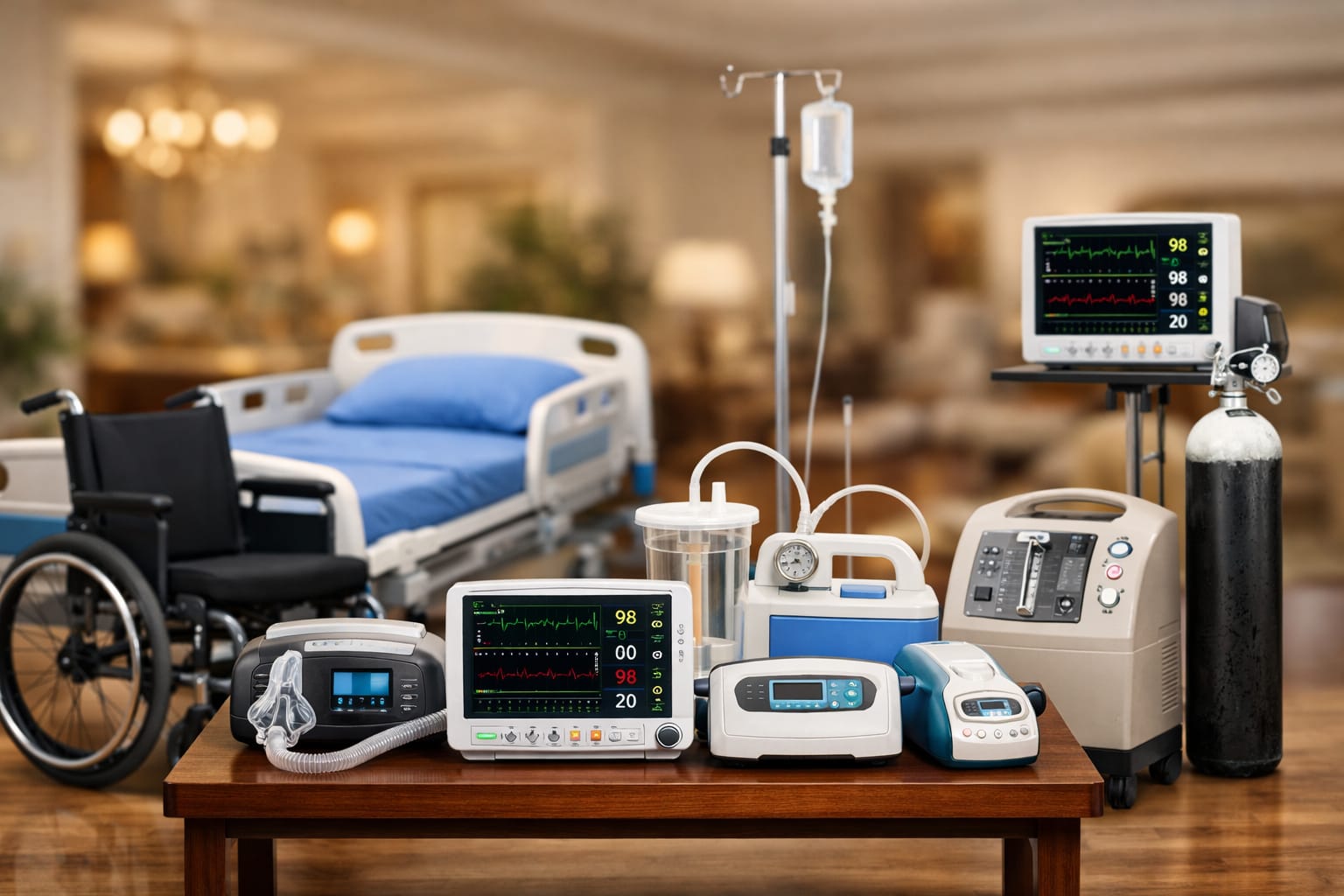 Medical equipment on rent
